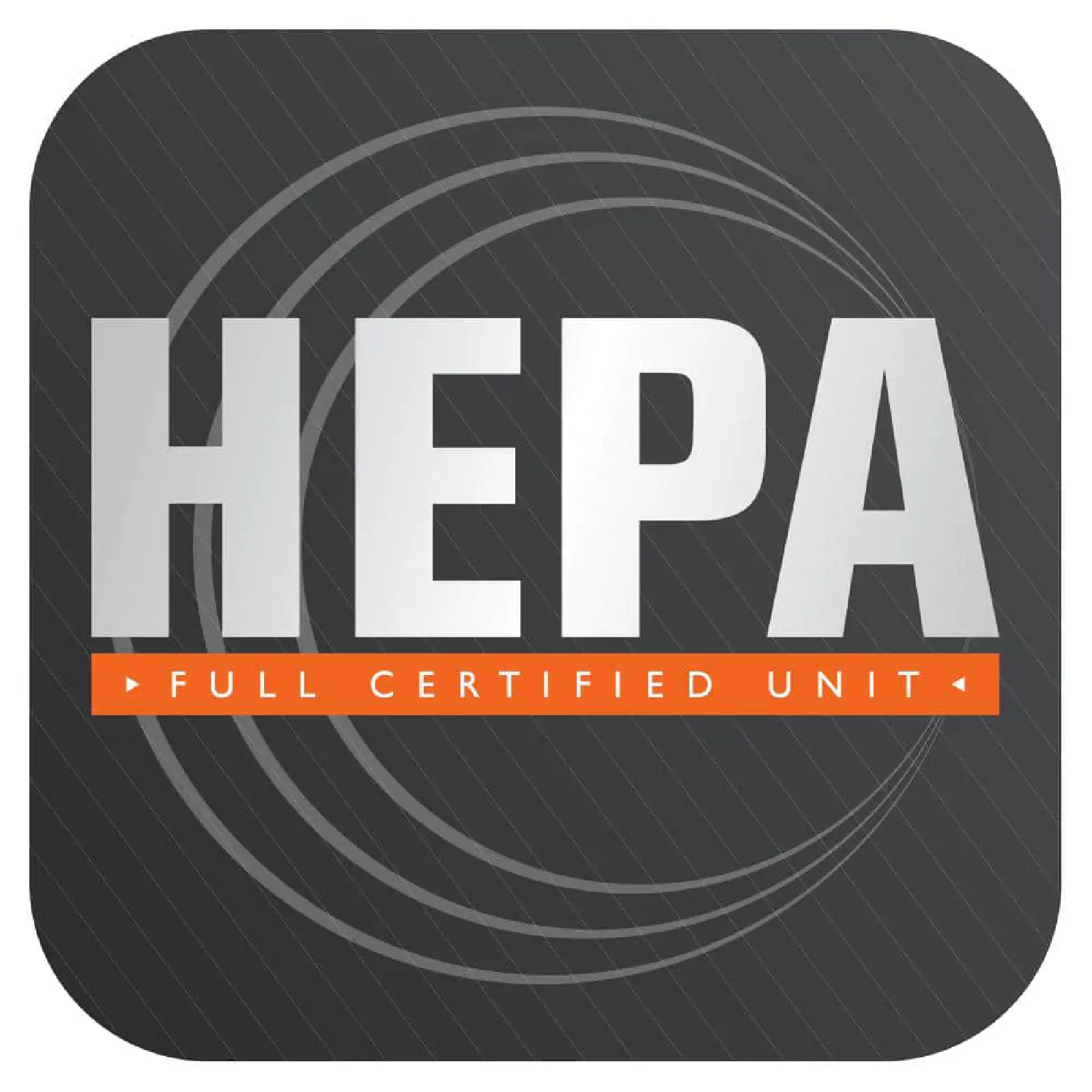 HEPA certified badge